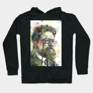 ANTON CHECHOV - watercolor portrait .5 Hoodie